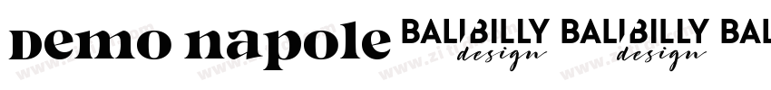 Demo Napole字体转换